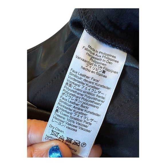 J. Crew Kate straight-leg pant in faux leather Women’s Size 4 Style BU141 Black - Picture 9 of 16